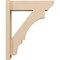 Ekena Millwork 5 1/2-in W x 18-in D x 22-in H Balboa Slat Rough Cedar Woodgrain TimberThane Outlooker, Primed Tan OUTUR055X18X22BOA24RCPR - alternate 5